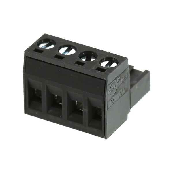 Molex 5.0Mm Euro Pl5.0Mm Euro Plug Ra Blk 4Ckt 395200004 - main